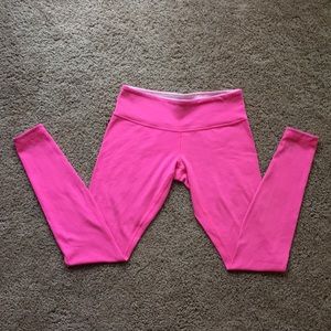 Pink lululemon yoga pants
